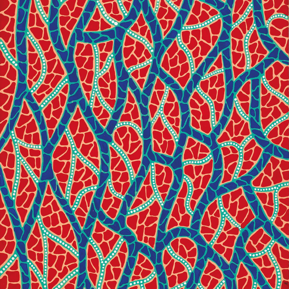 Yayoi Kusama — Сетка синего цвета