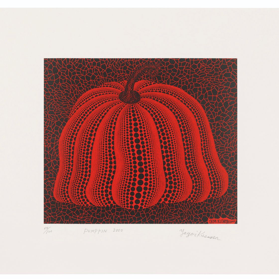 Yayoi Kusama — Тыква 2000 г. (красная)