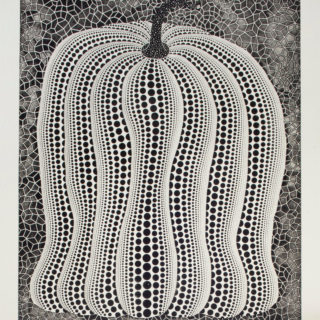 Yayoi Kusama — Тыквенно - черный