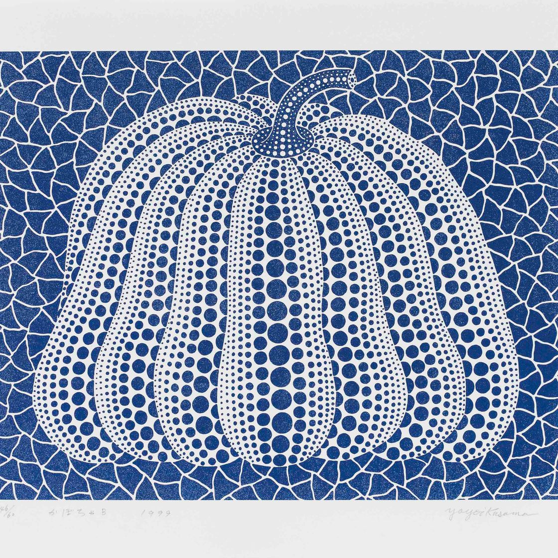 Yayoi Kusama — Тыква (синяя)