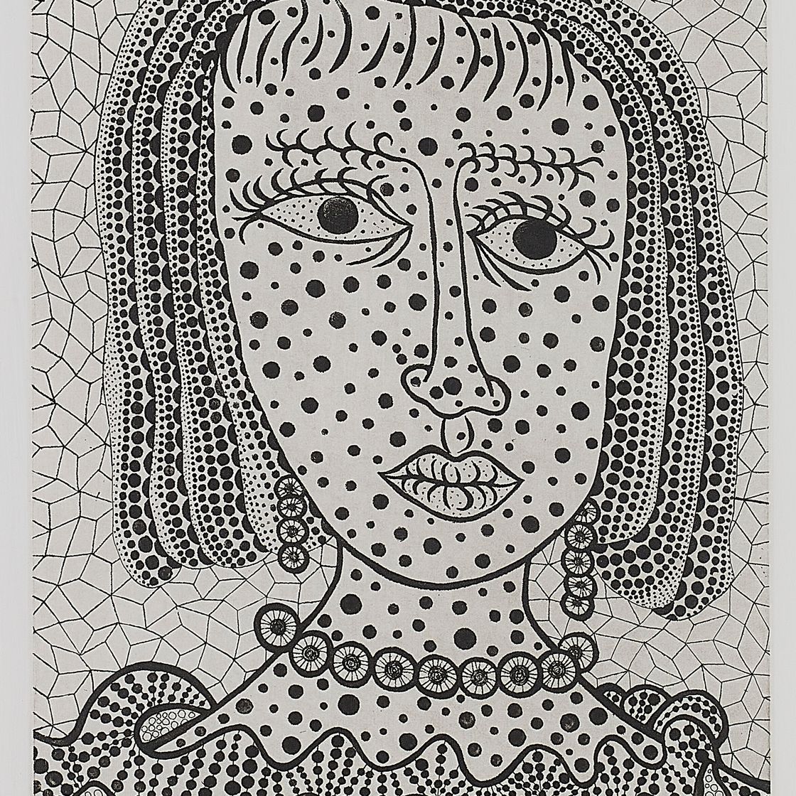 Yayoi Kusama — Автопортрет