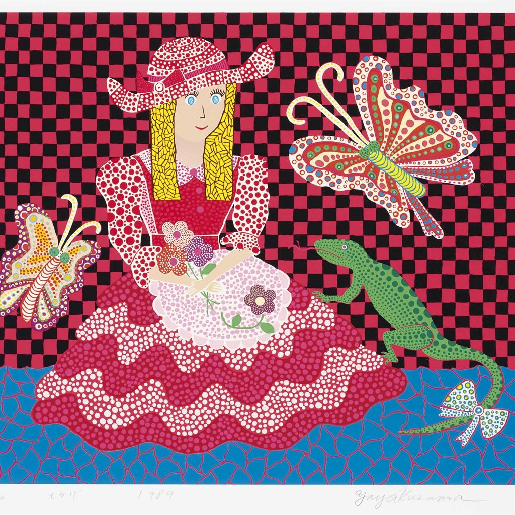 Yayoi Kusama — Ящерица