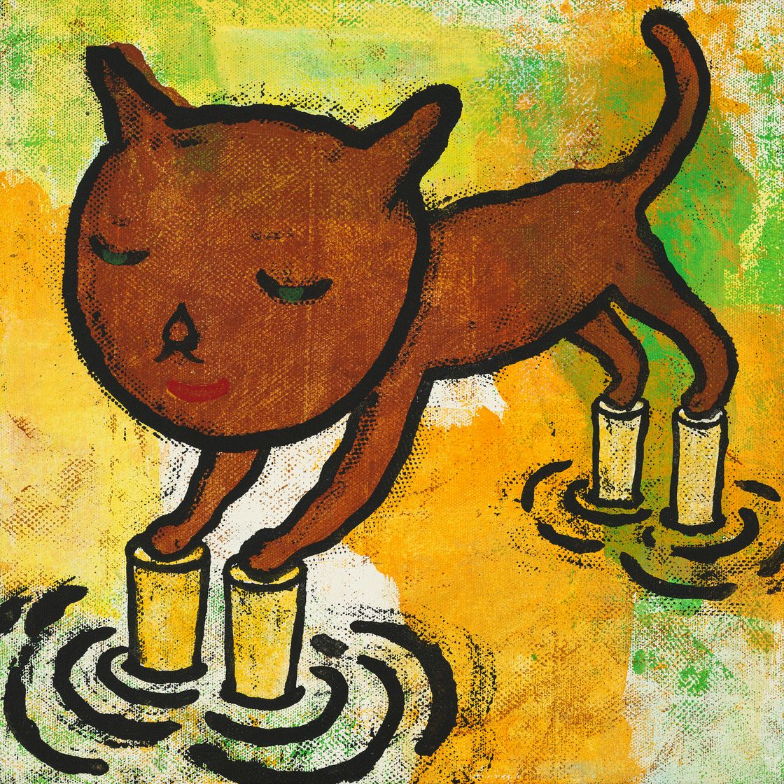 Yoshitomo Nara — Кошка, изображение 1