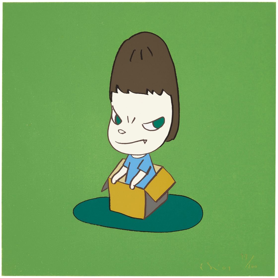 Yoshitomo Nara — 箱の中の女の子 Девушка в коробке
