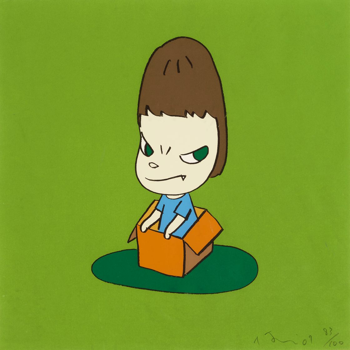 Yoshitomo Nara — Девушка в коробке