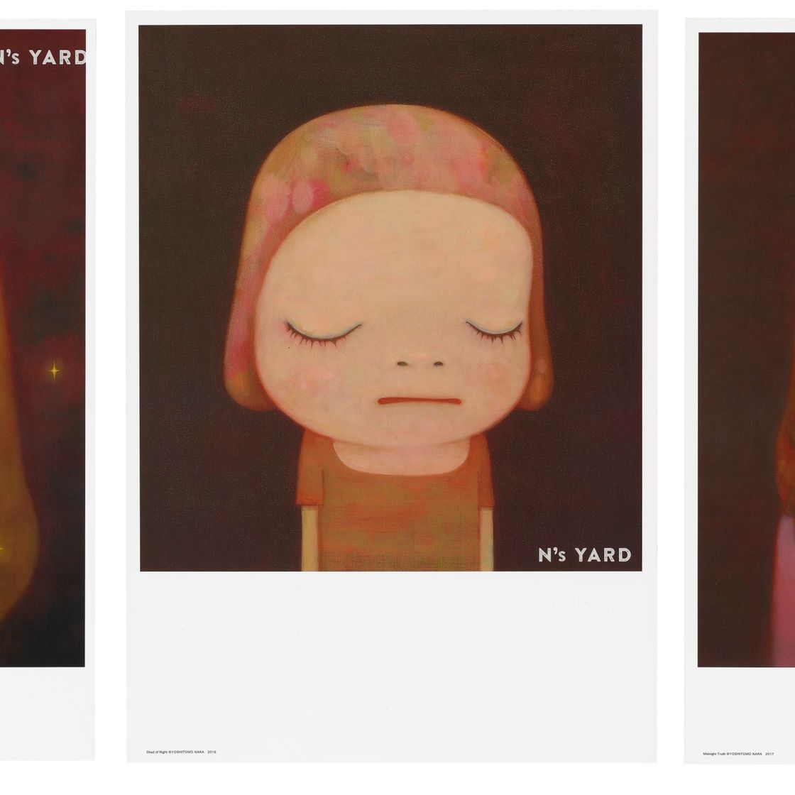 Yoshitomo Nara — Глухая ночь; Полуночная правда; и Маленький Звездный житель