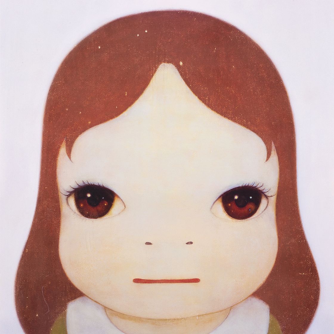Yoshitomo Nara — Космическая девушка (Глаза открыты, глаза закрыты), изображение 1