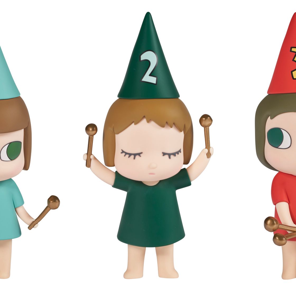 Yoshitomo Nara — 123 Девушки, играющие на барабанах