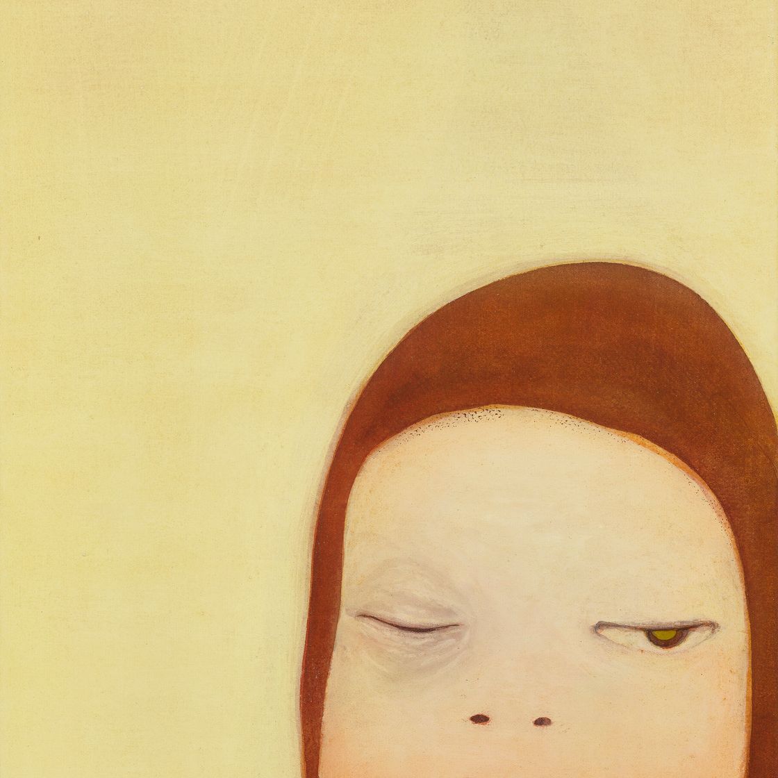 Yoshitomo Nara — Девушка с подбитым глазом, изображение 1