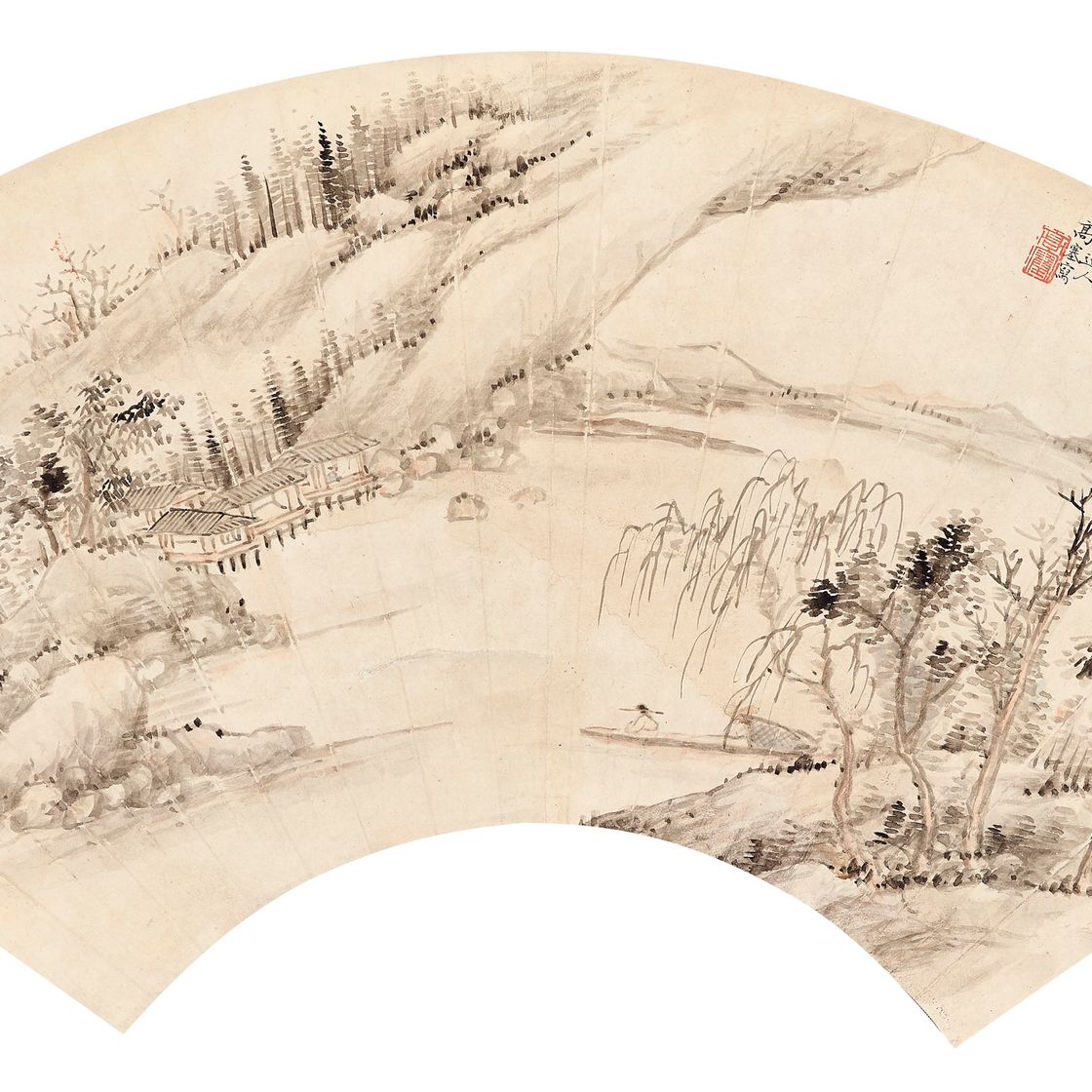 Yuan Yuan — Пейзаж после Донг Юаня