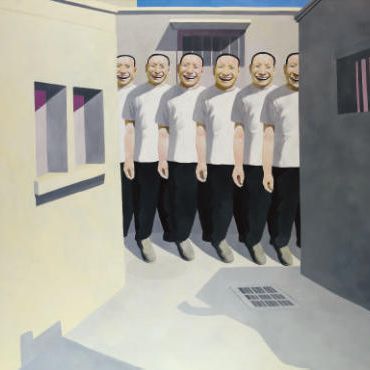Yue Minjun — Солнечный свет