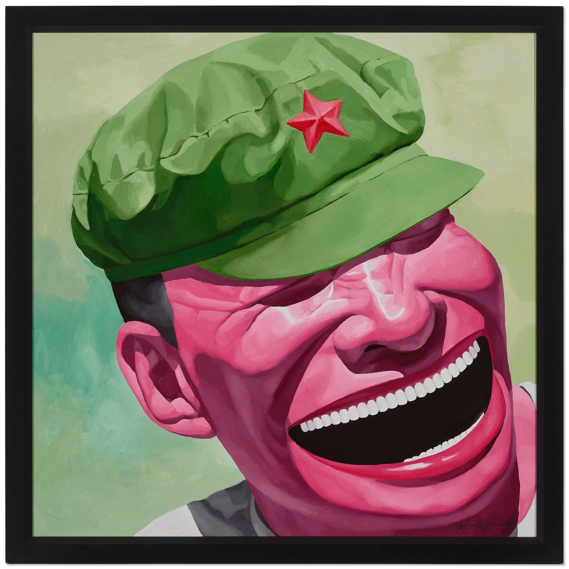 Yue Minjun — Серия шляп № 1, изображение 2