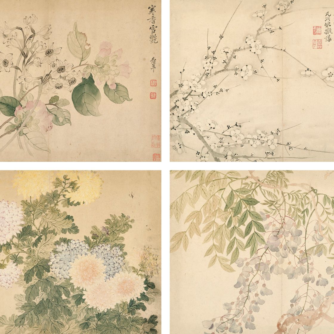 Yun Shouping — Цветы