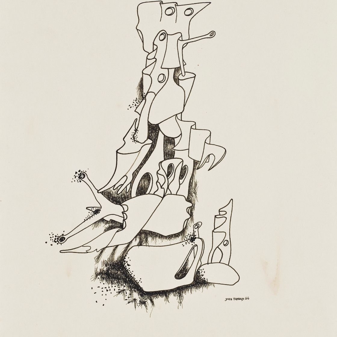 Yves Tanguy — Двухместный самолет L'objet