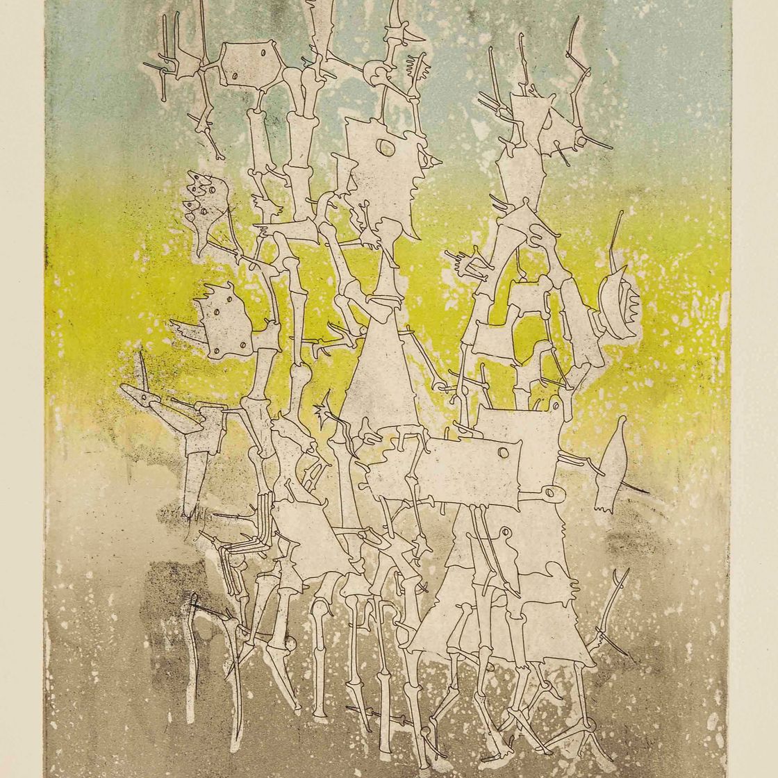 Yves Tanguy — Рабдоманси, от Брунидора, Портфолио № I (Виттрок, 13)