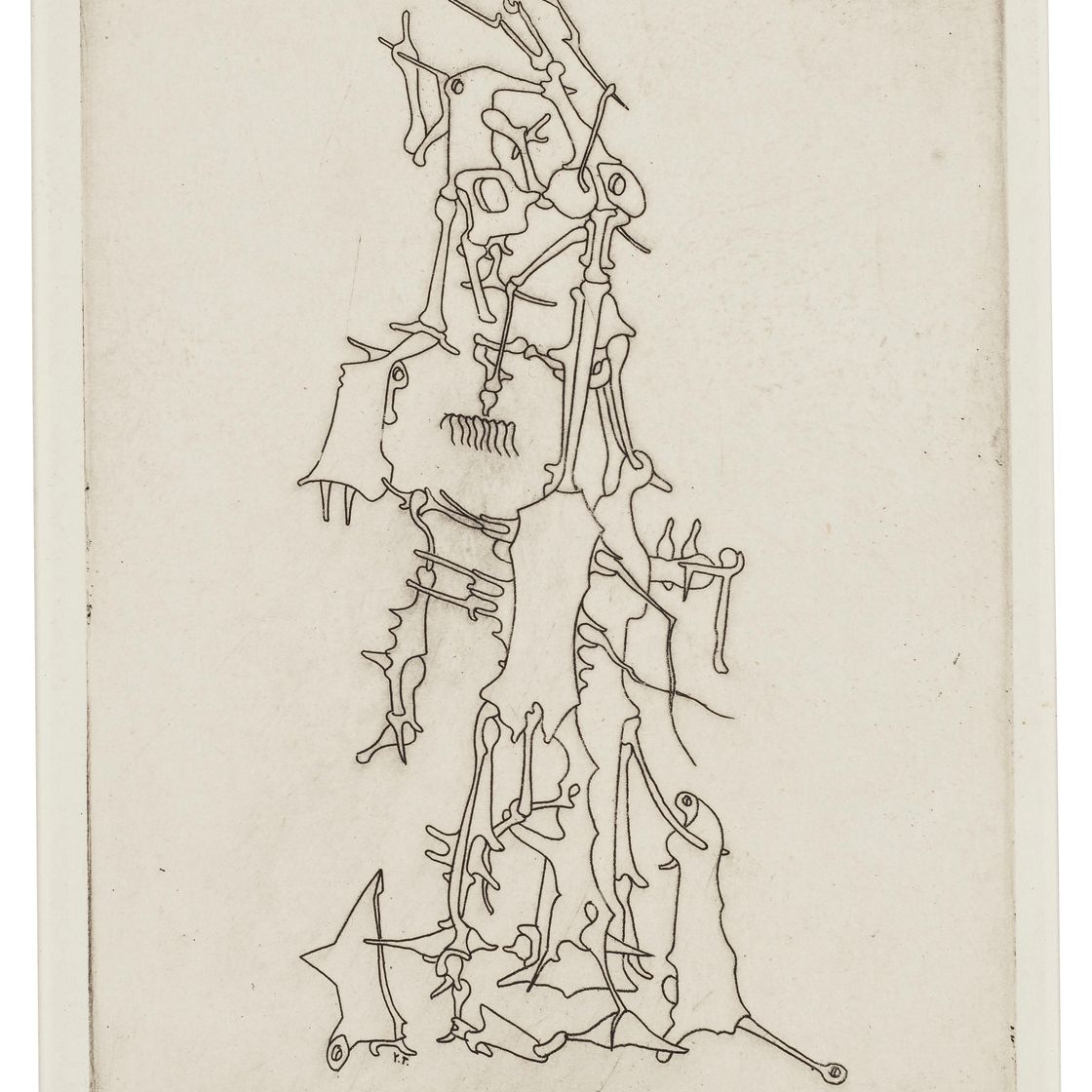 Yves Tanguy — Мит де ля Рош Персе : три тарелки, изображение 3