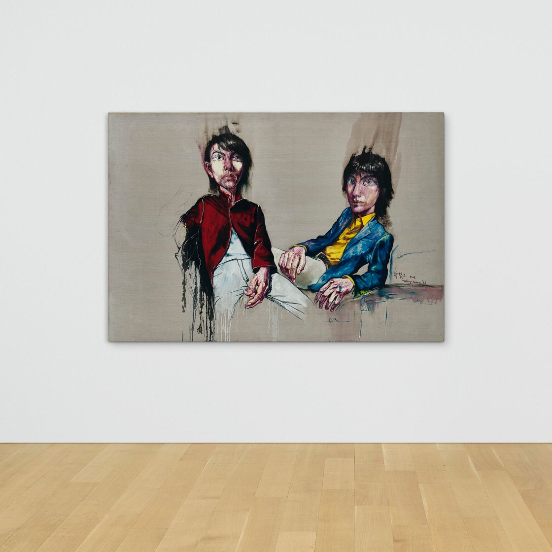 Zeng Fanzhi — Портрет двух мужчин, изображение 3