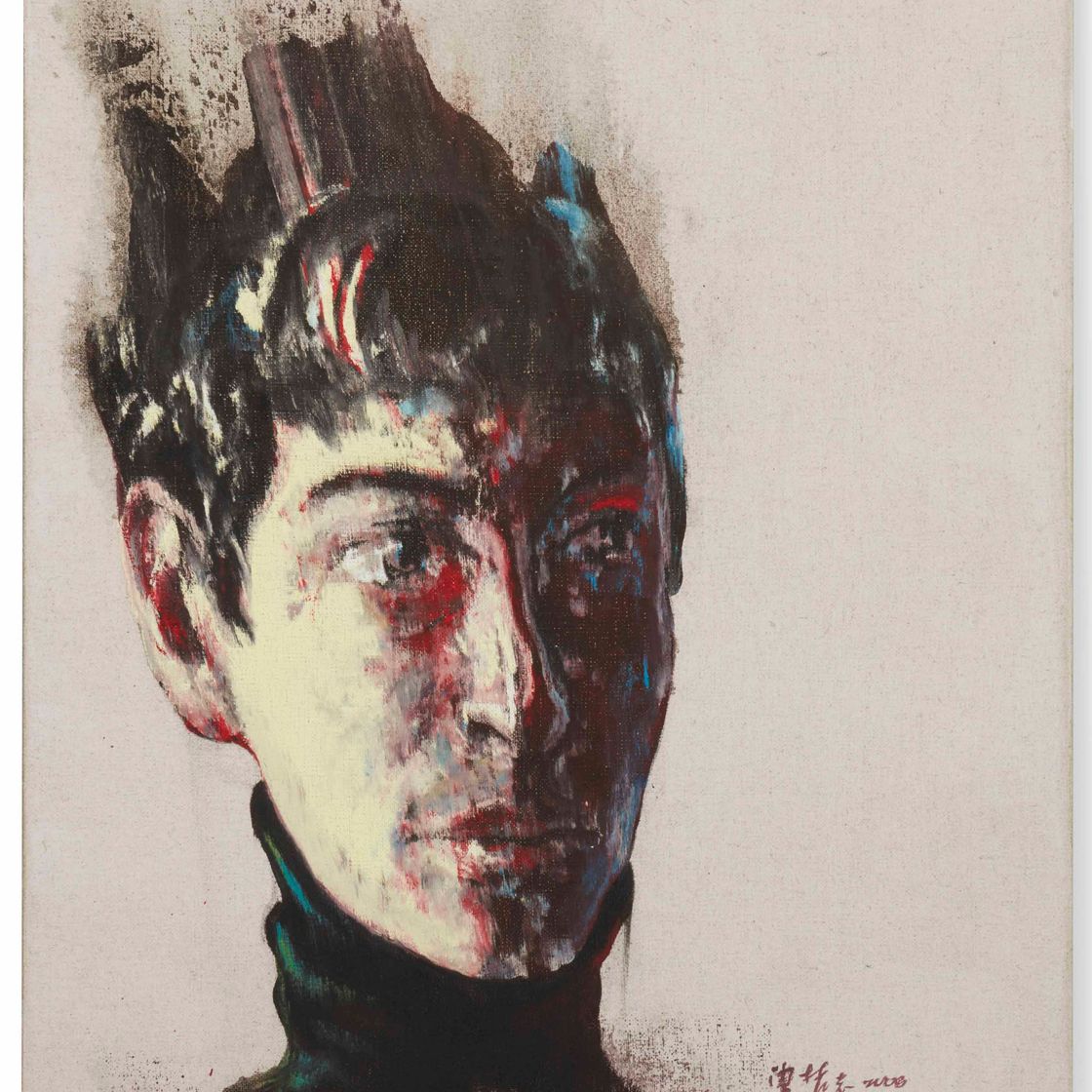 Zeng Fanzhi — Портрет 08-12-4
