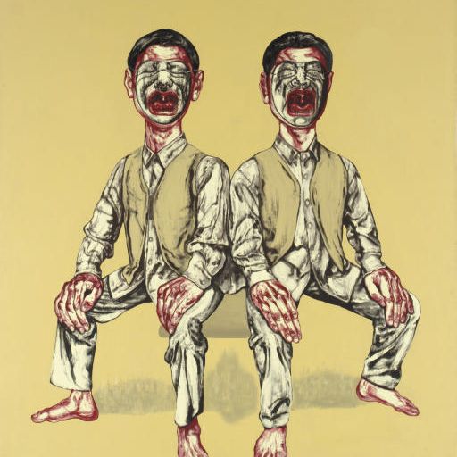 Zeng Fanzhi — Серия масок № 26