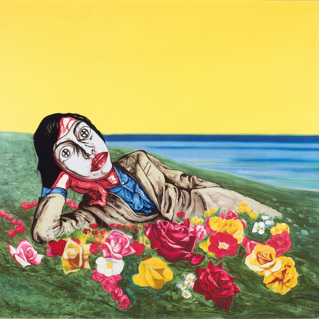 Zeng Fanzhi — БЕЗ НАЗВАНИЯ (ЛЕЖАЩАЯ ФИГУРА)