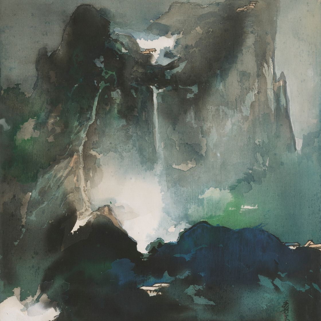 Zhang Daqian — Пейзаж горы Хуа, изображение 1