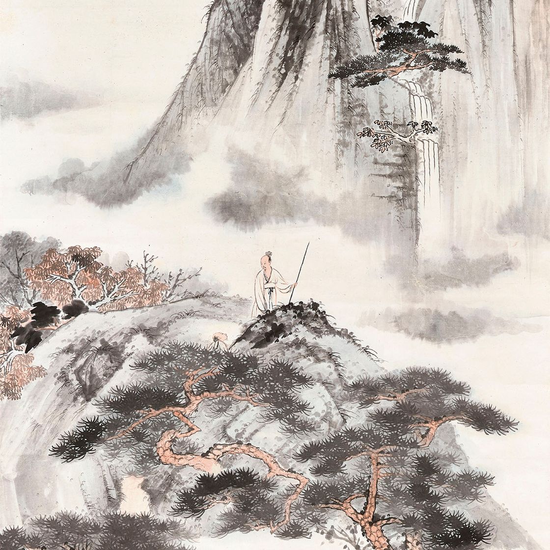 Zhang Daqian — Пейзаж в стиле Шитао, изображение 1