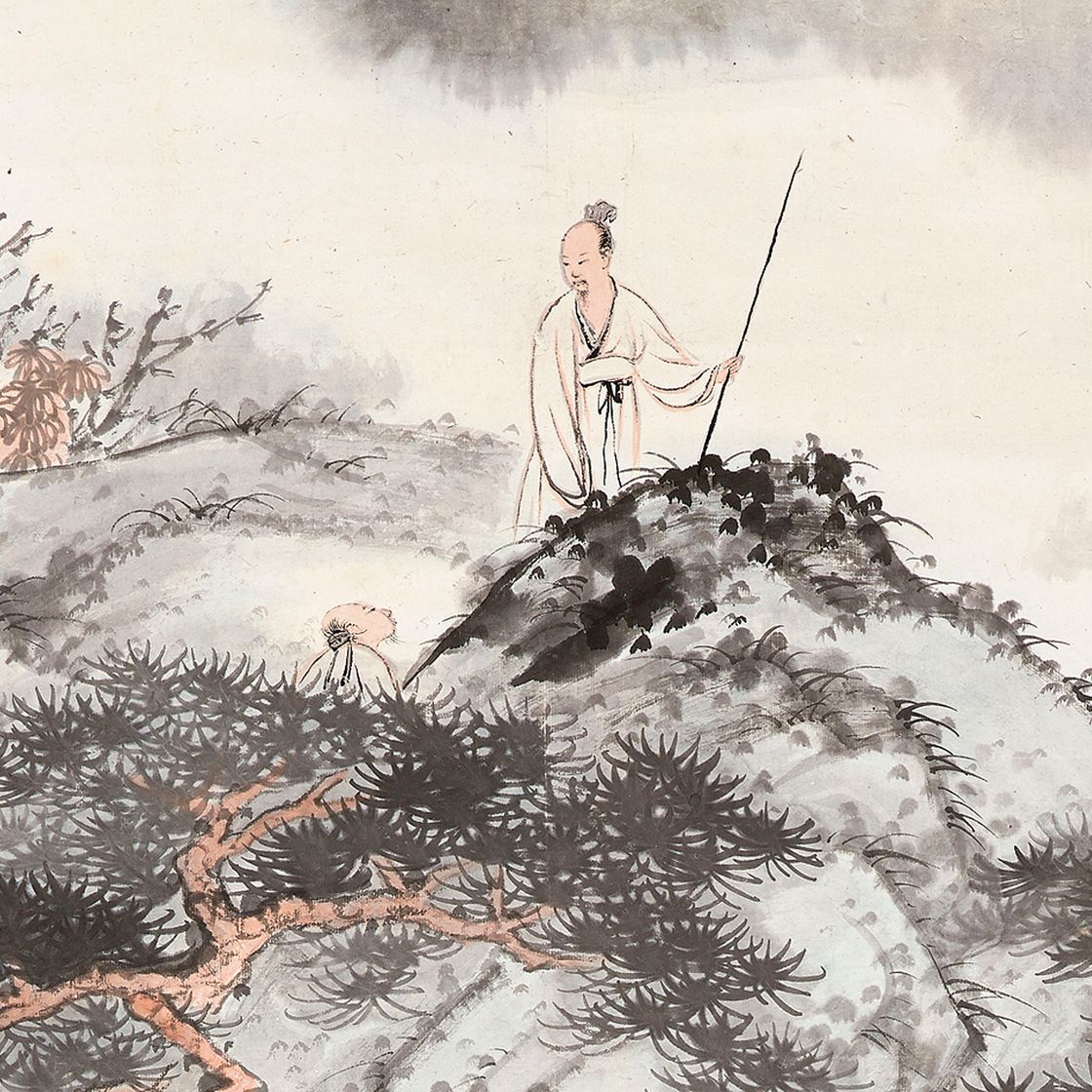 Zhang Daqian — Пейзаж в стиле Шитао, изображение 2