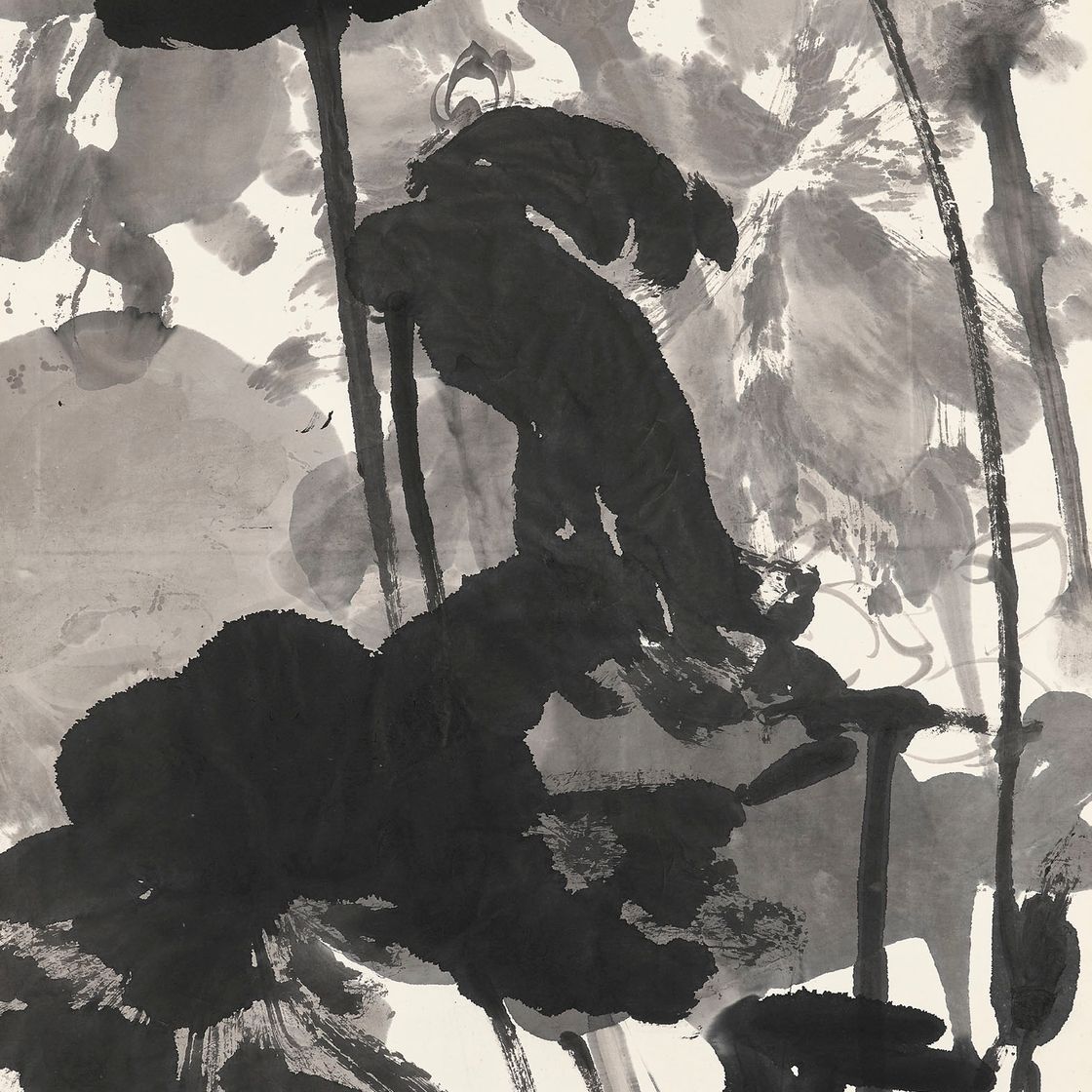 Zhang Daqian — Чернильный лотос