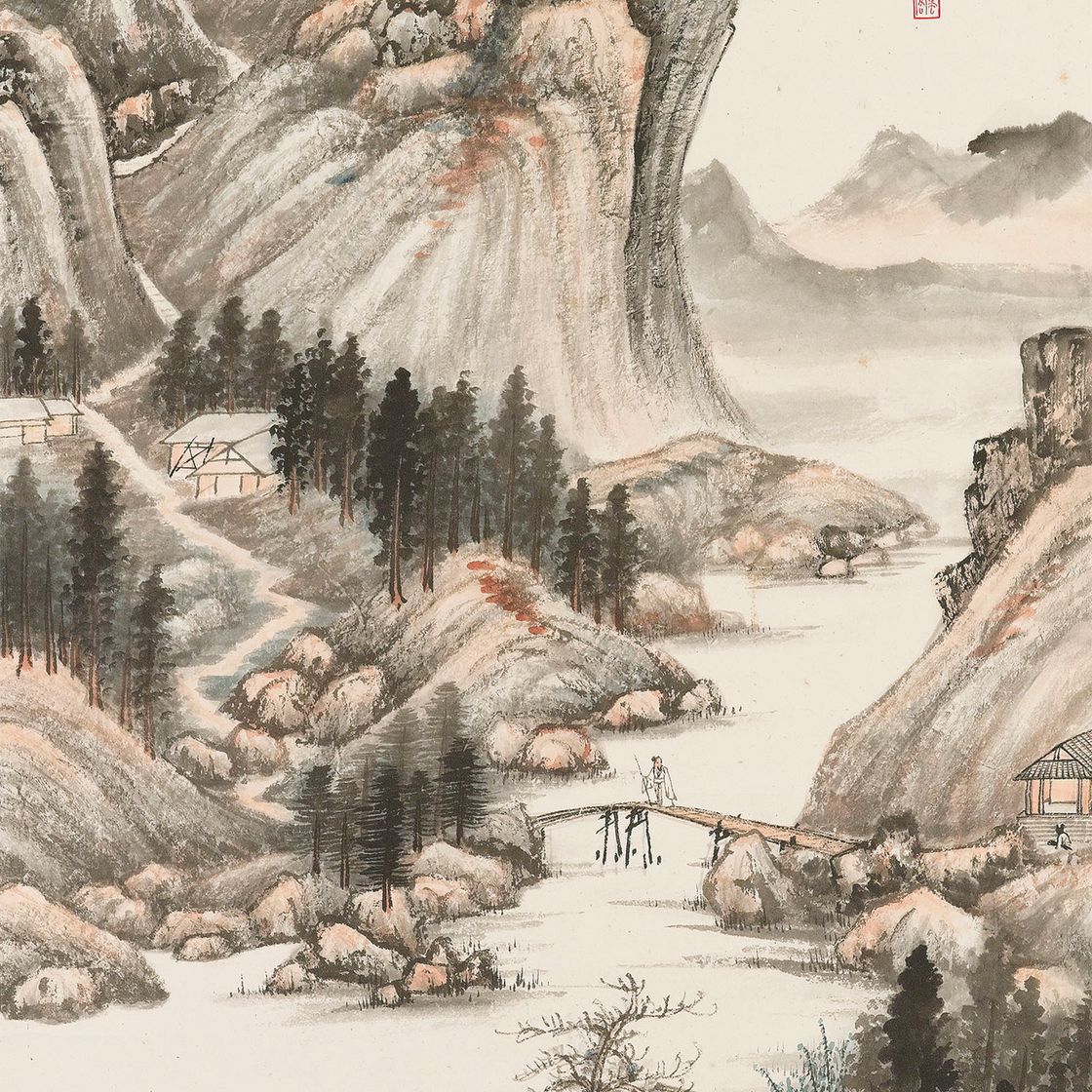 Zhang Daqian — Многослойные вершины и нежные потоки