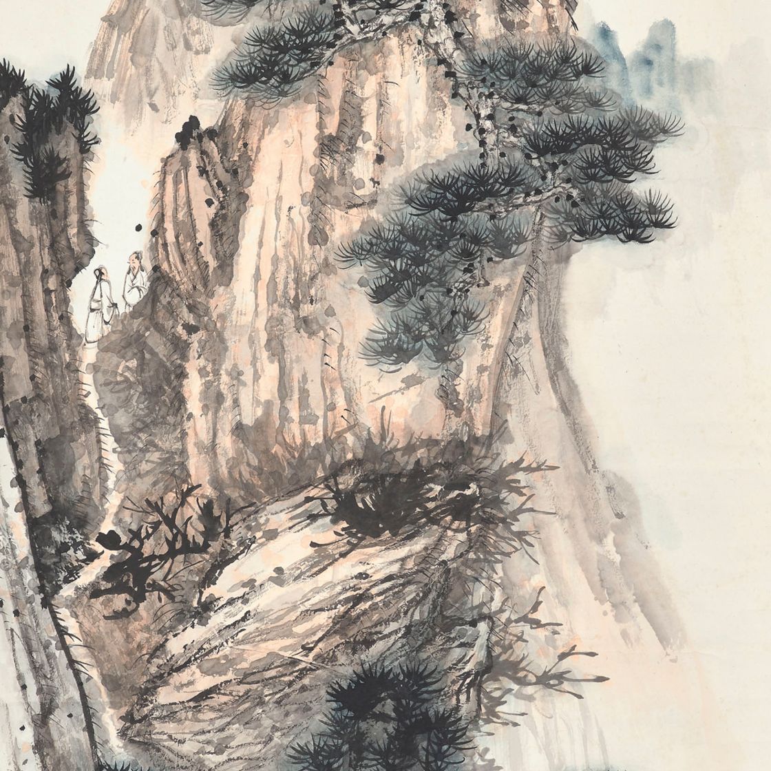 Zhang Daqian — Восхождение на вершину горы Хуан