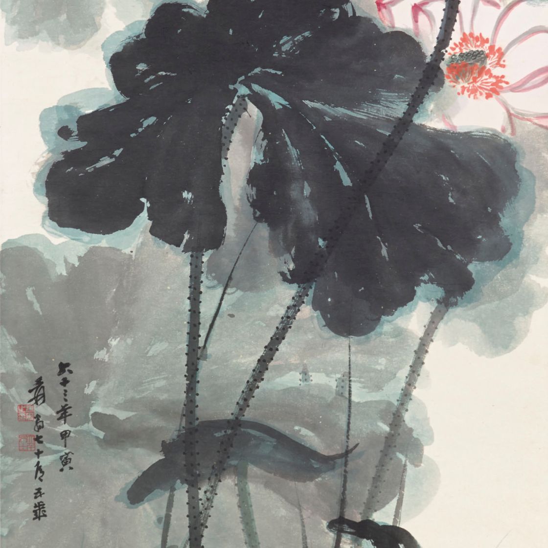 Zhang Daqian — Розовый лотос