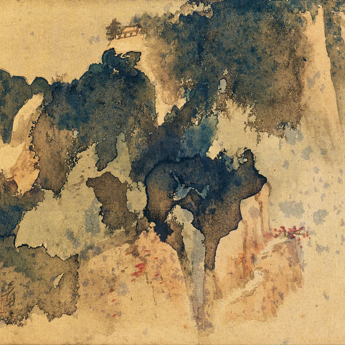 Zhang Daqian — Водопад, изображение 1