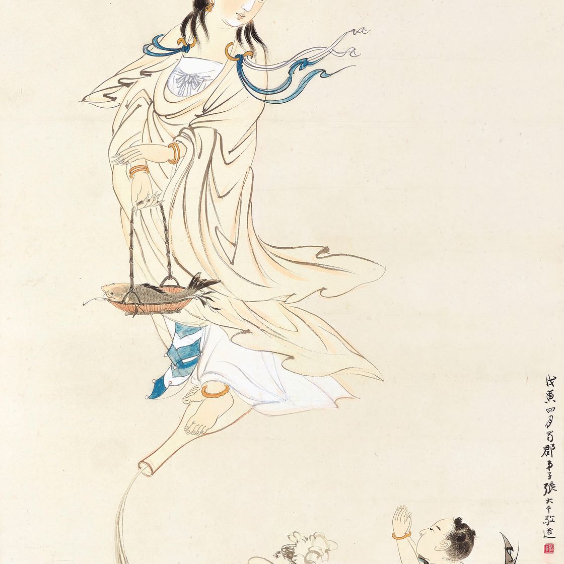 Zhang Daqian — Гуаньинь