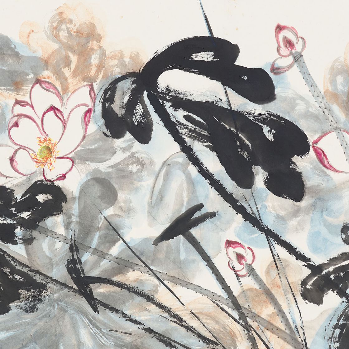 Zhang Daqian — Розовый лотос