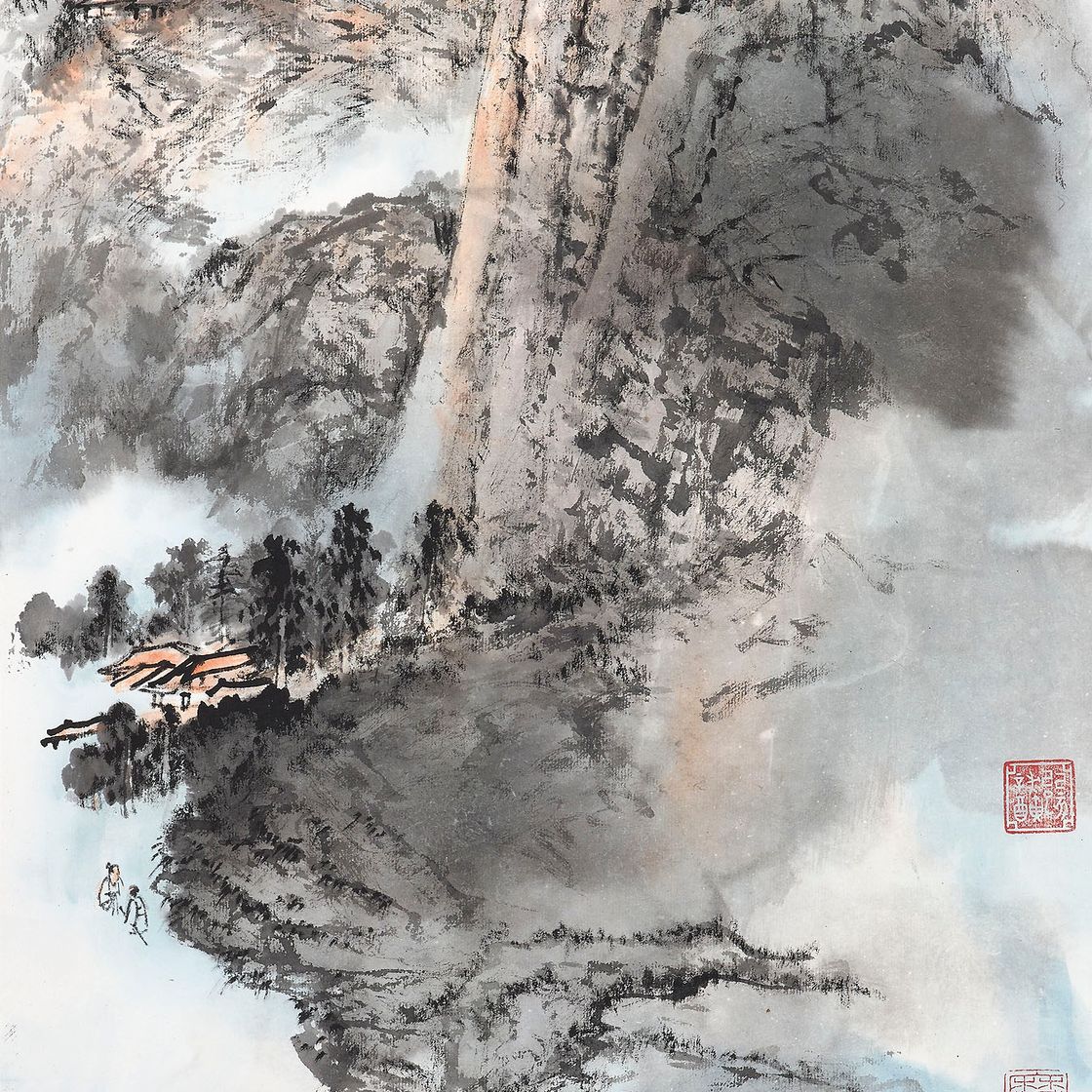 Zhang Daqian — Вспоминая пейзаж Сычуани