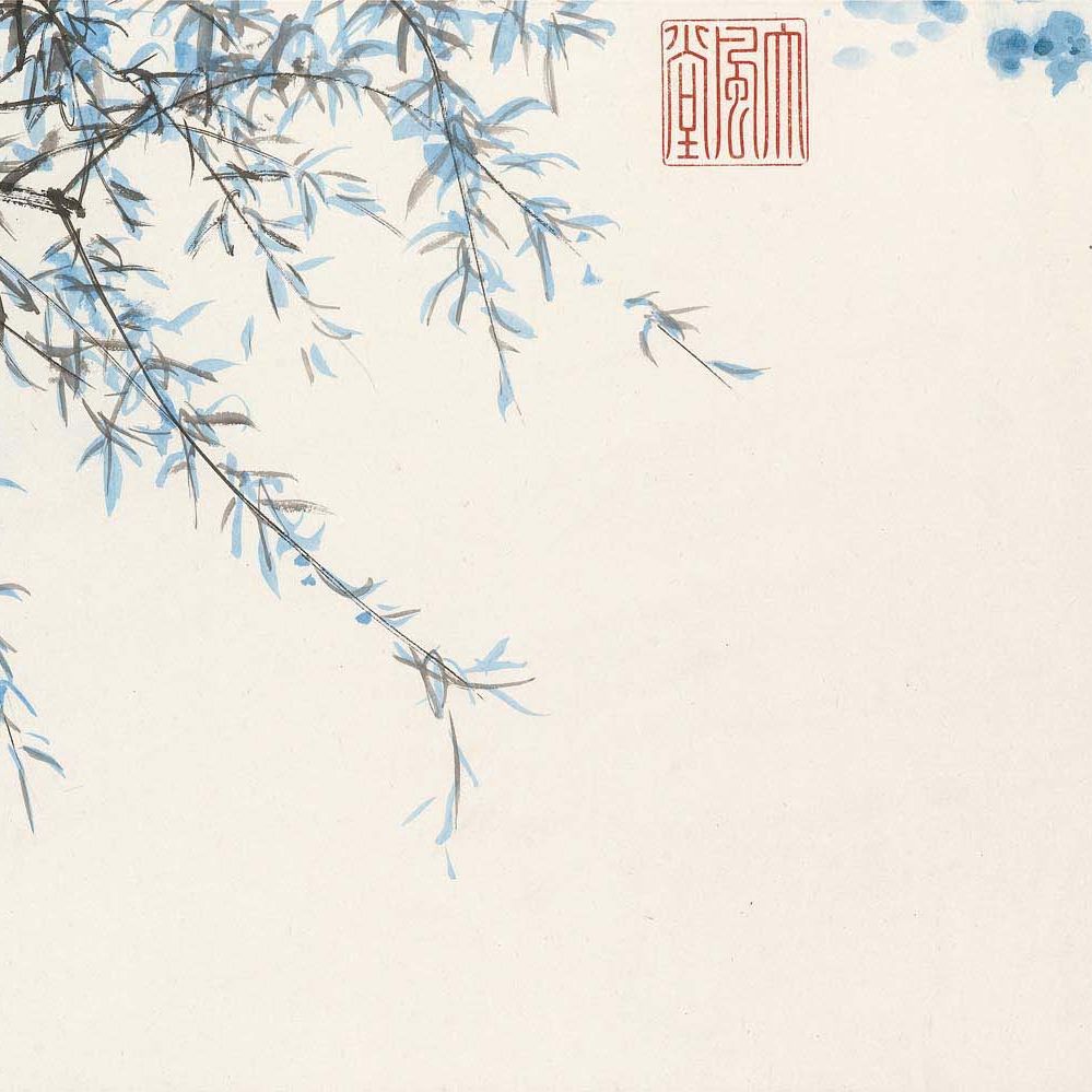 Zhang Daqian — Радость от рыбы