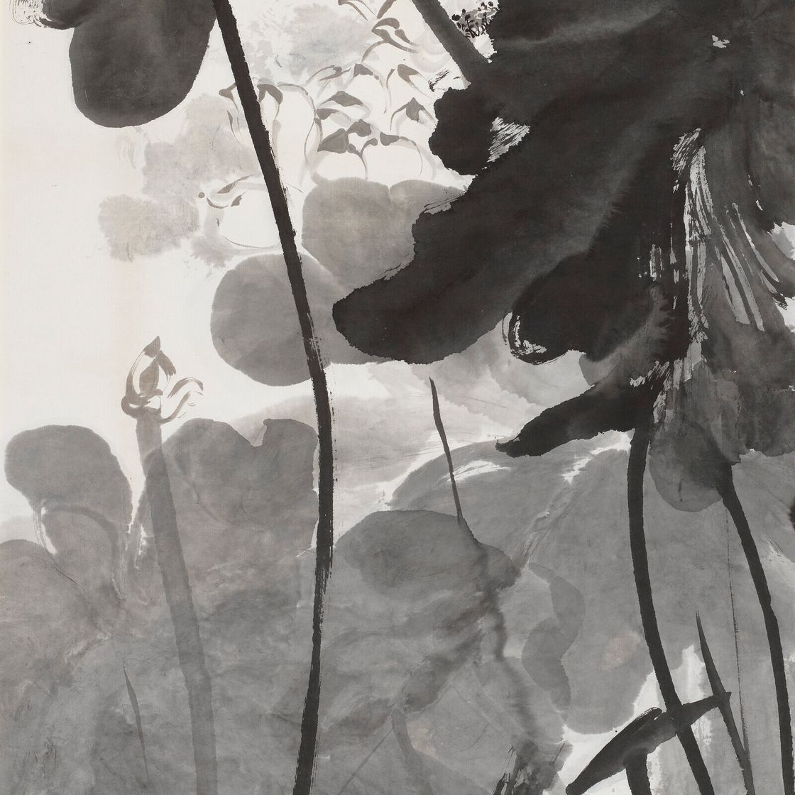 Zhang Daqian — Чернильный лотос