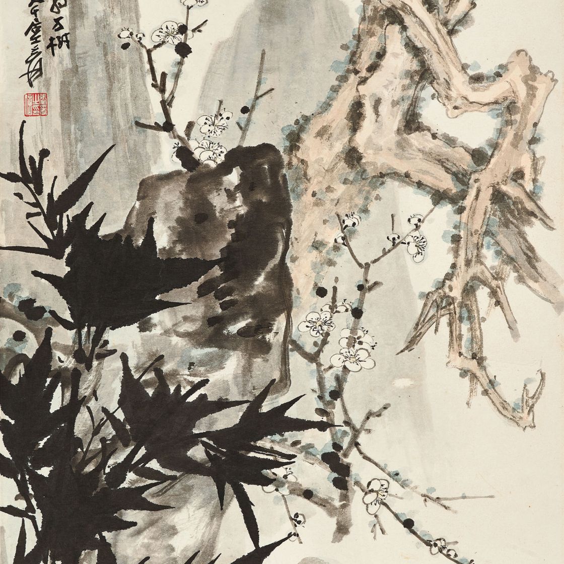 Zhang Daqian — Три друга зимы