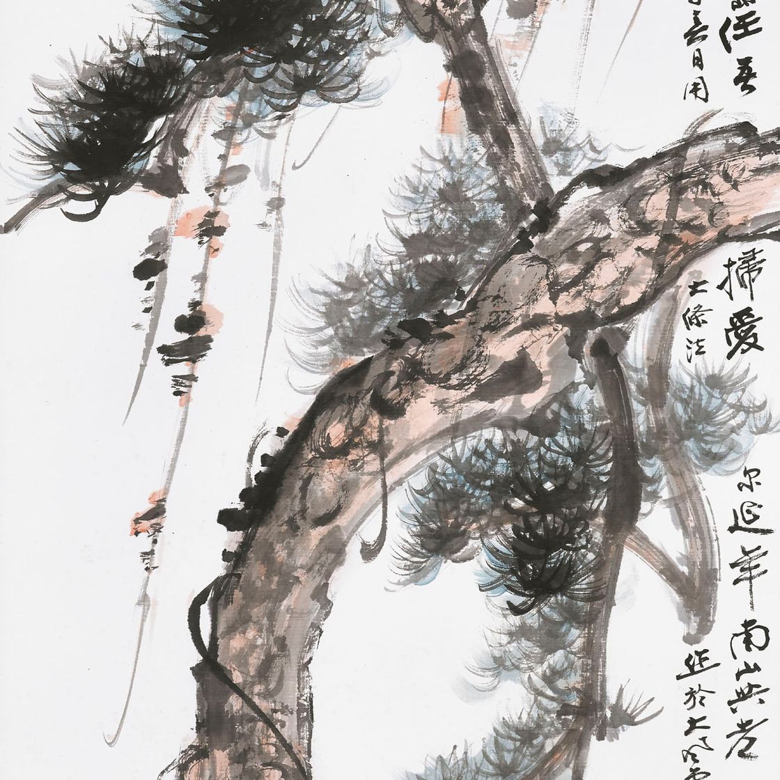 Zhang Daqian — сосна