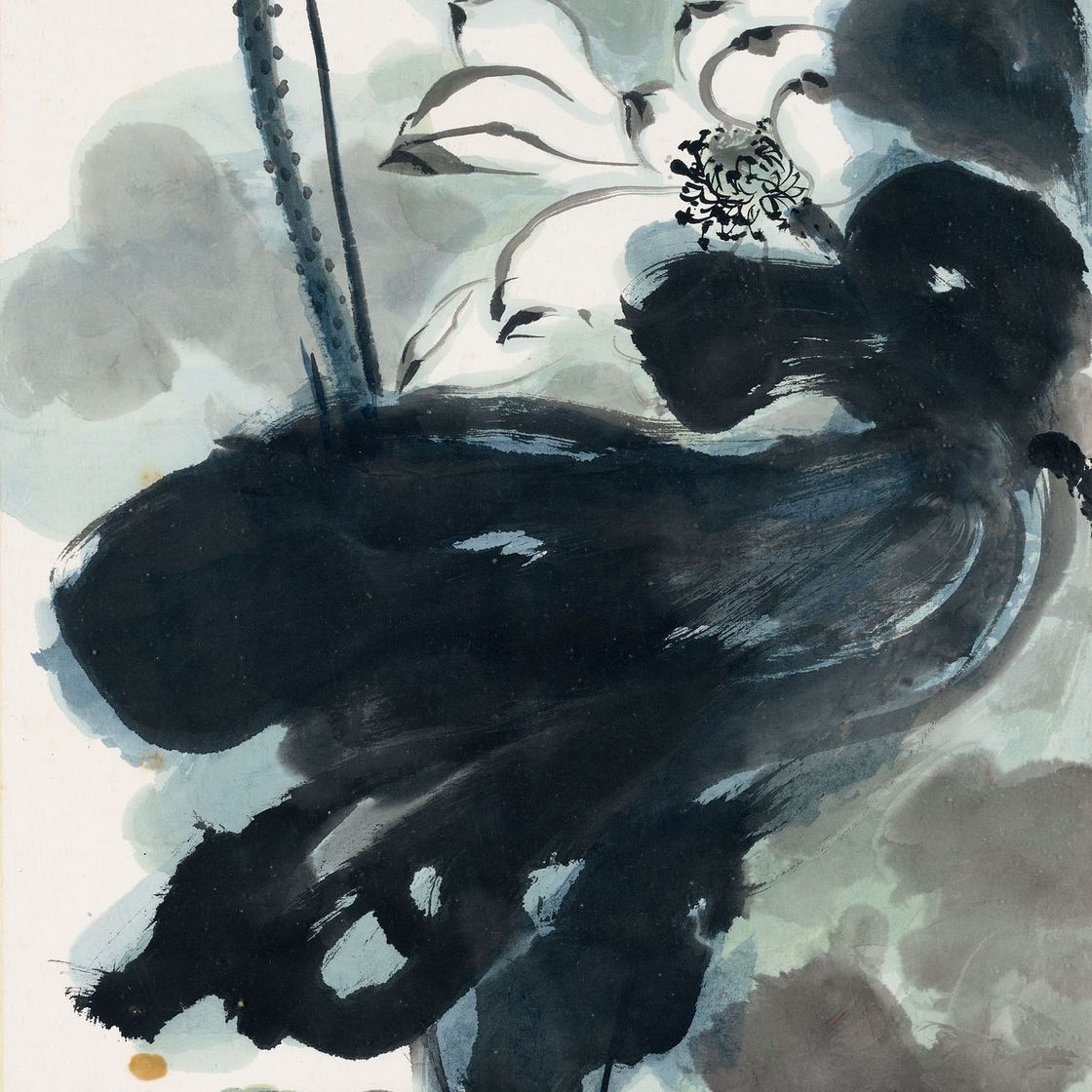 Zhang Daqian — Белый лотос