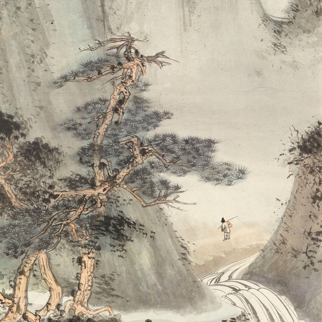 Zhang Daqian — Путешествие по горам, изображение 2