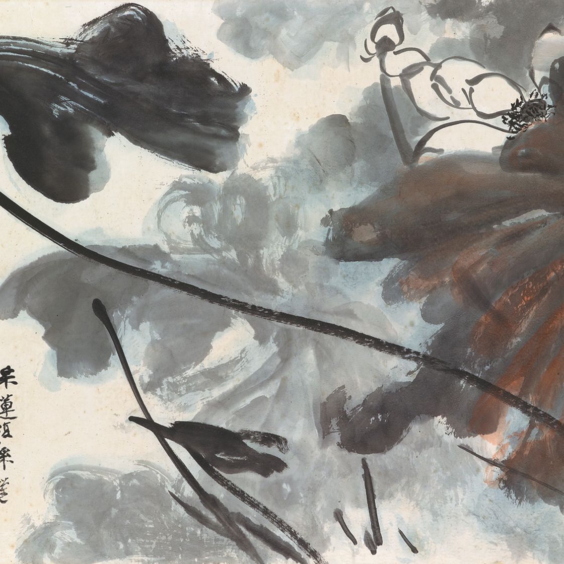 Zhang Daqian — Лотос, изображение 1