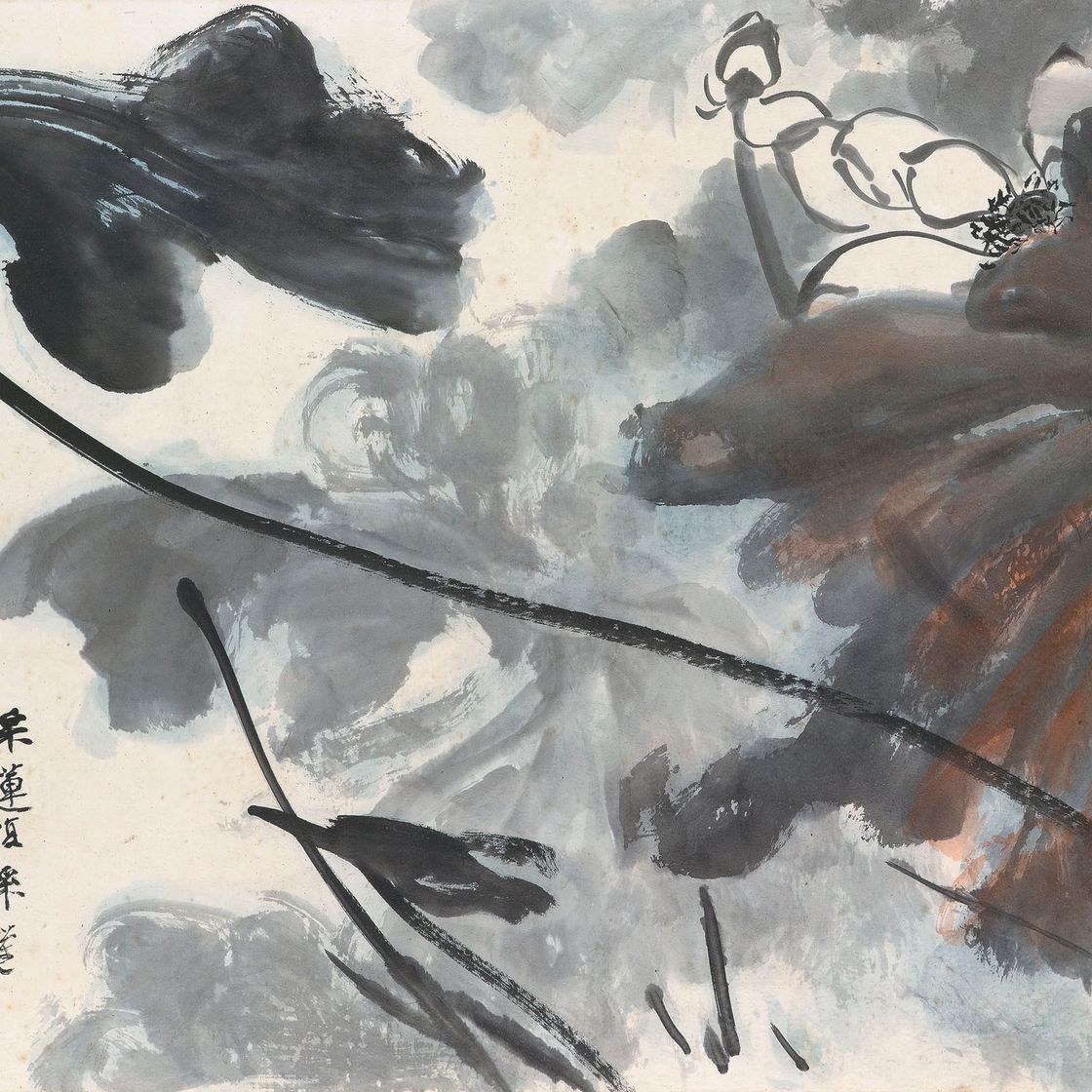 Zhang Daqian — Лотос, изображение 2