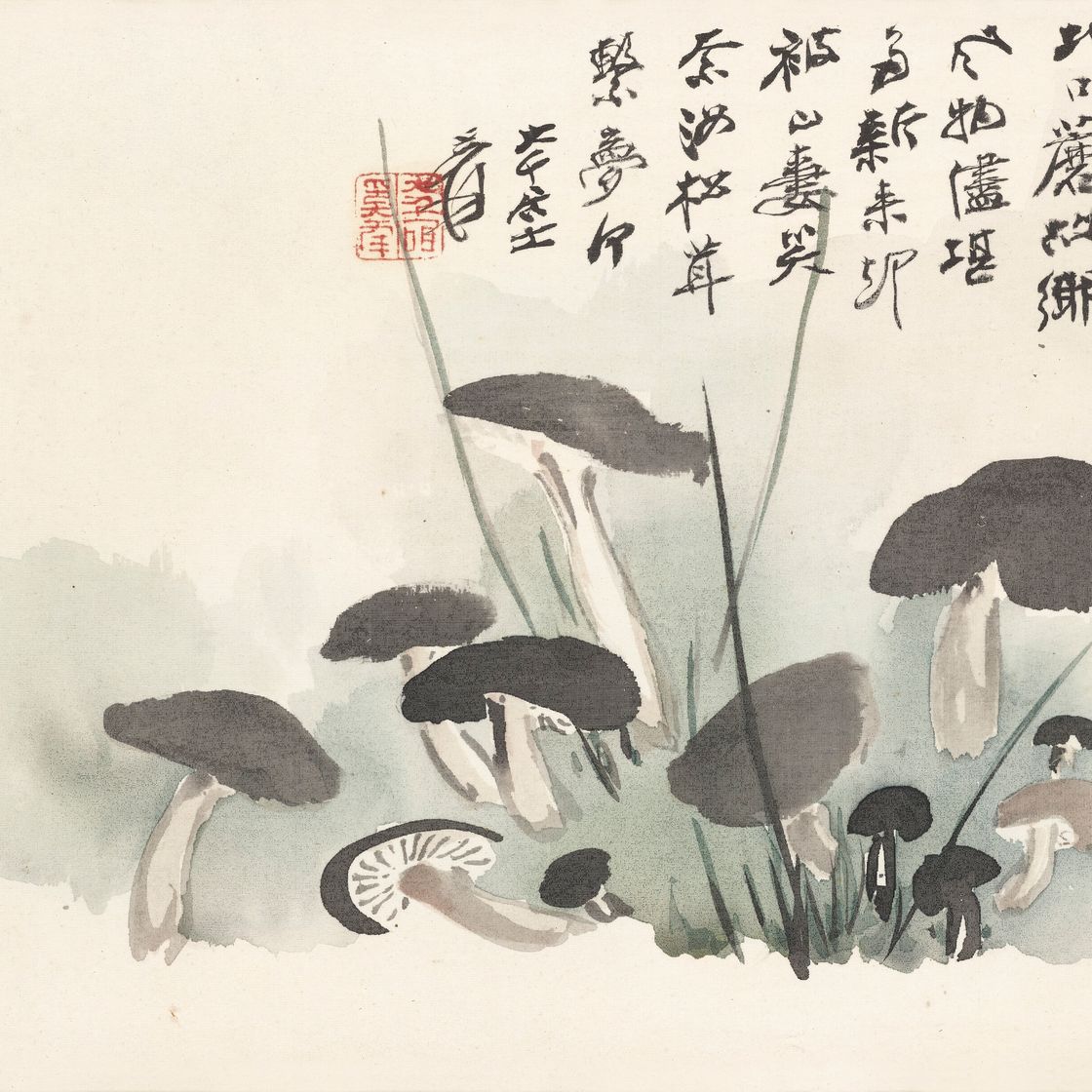 Zhang Daqian — Гриб, изображение 1