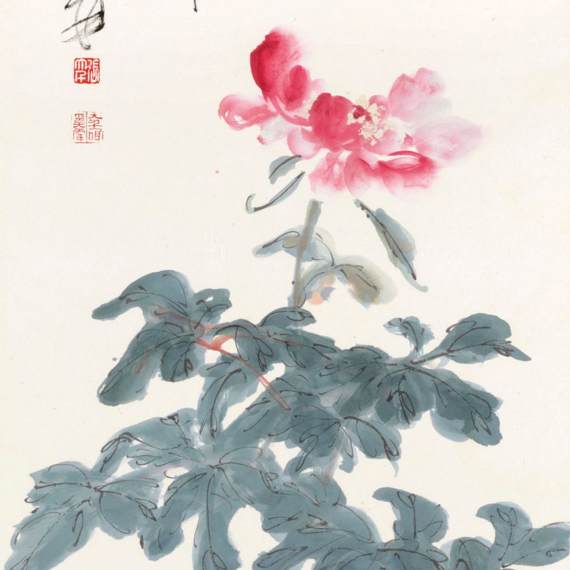 Zhang Daqian — Пион