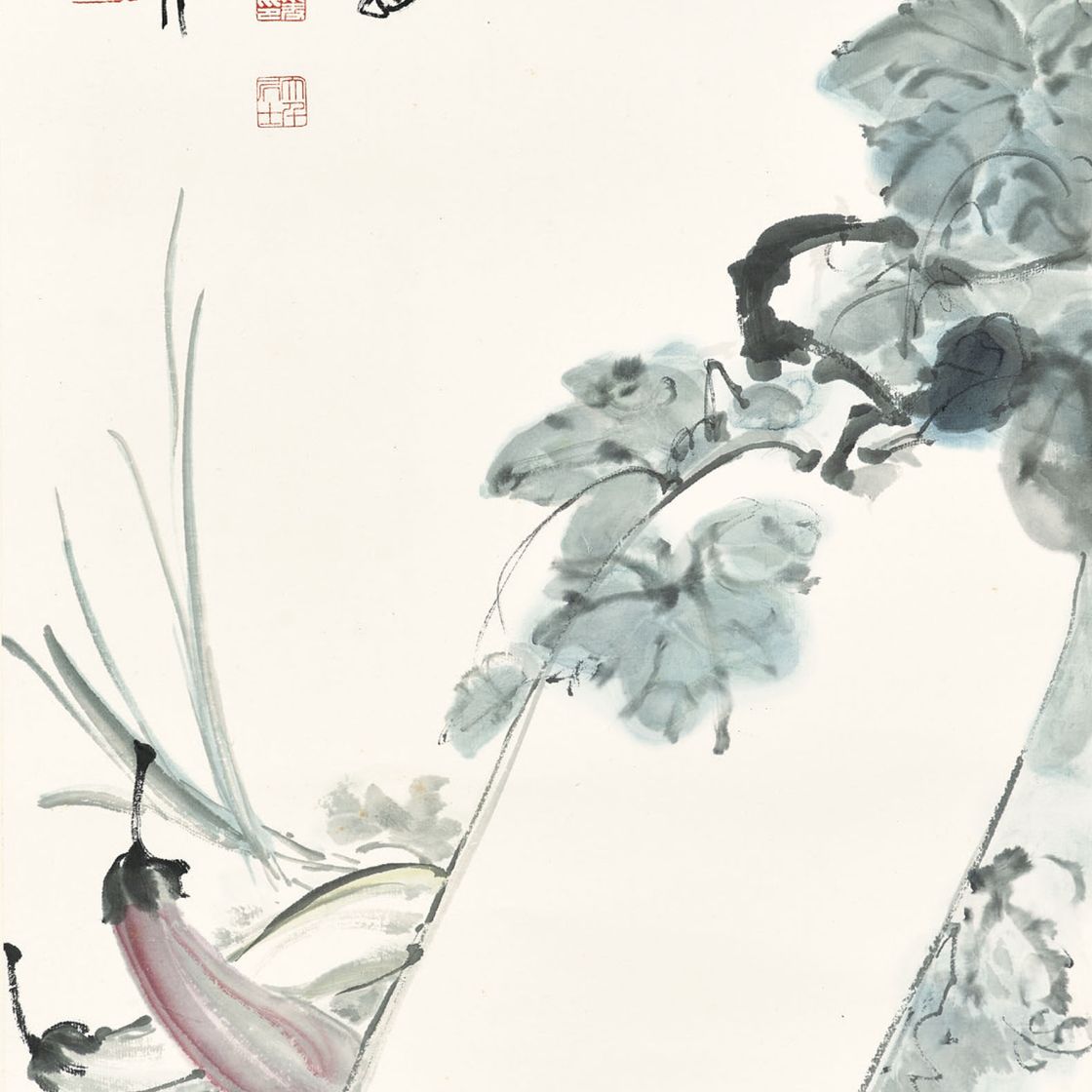 Zhang Daqian — Зимние дыни и овощи
