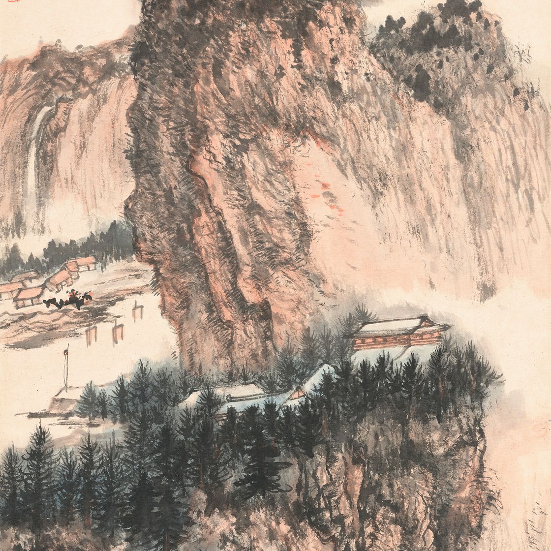 Zhang Daqian — Плывущий по ущелью