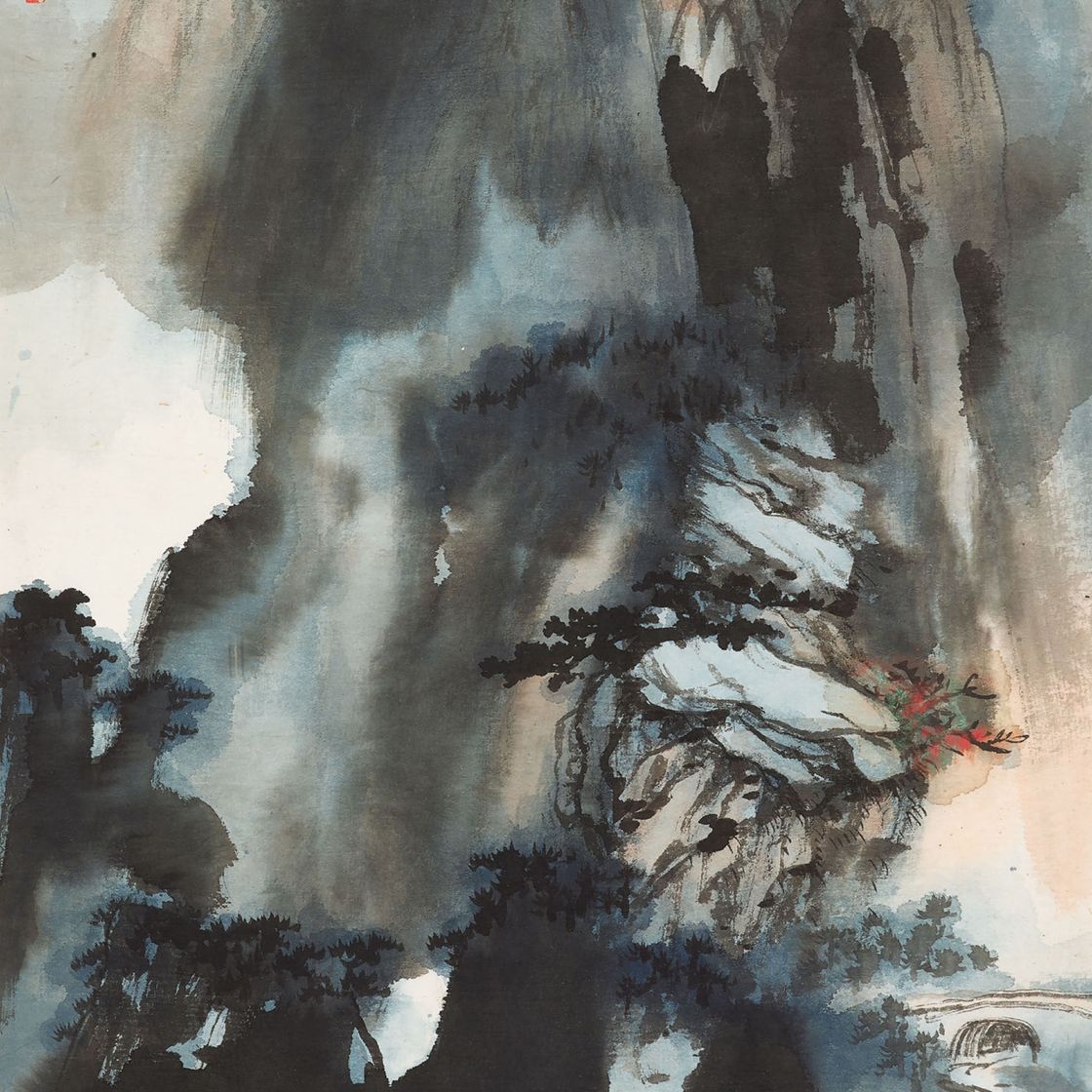 Zhang Daqian — Гора Пэн Лай
