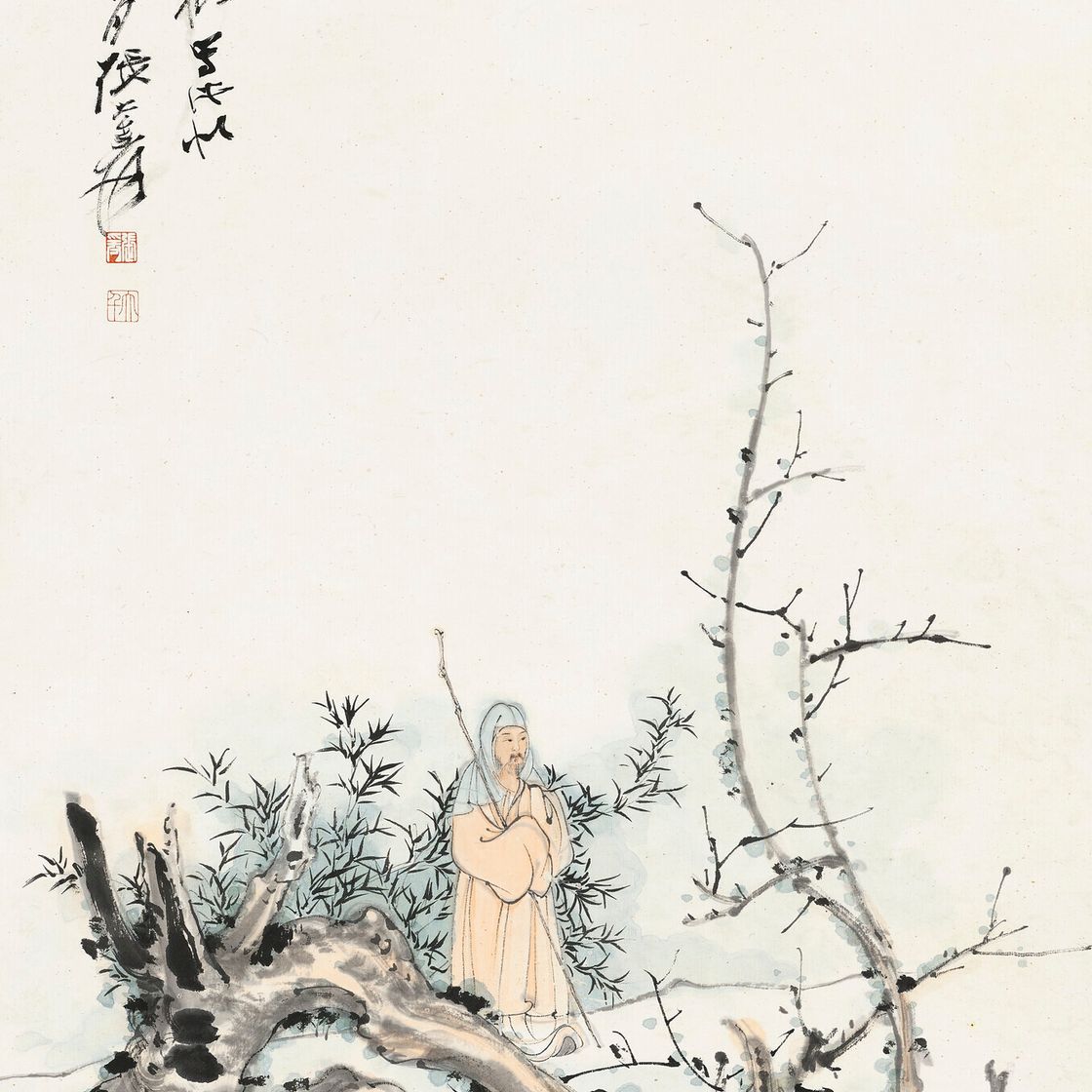 Zhang Daqian — Портрет поэта Линь Бу, изображение 2
