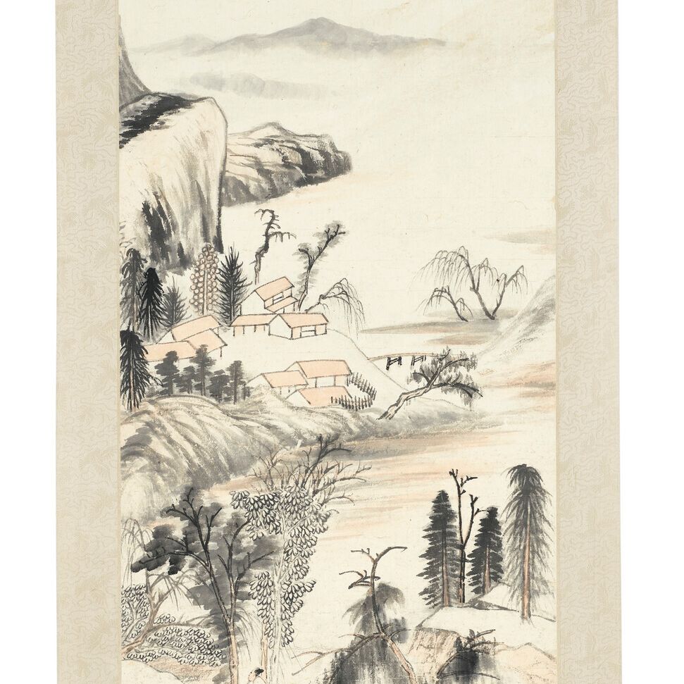 Zhang Daqian — Ученый в Глубокой горе, изображение 2